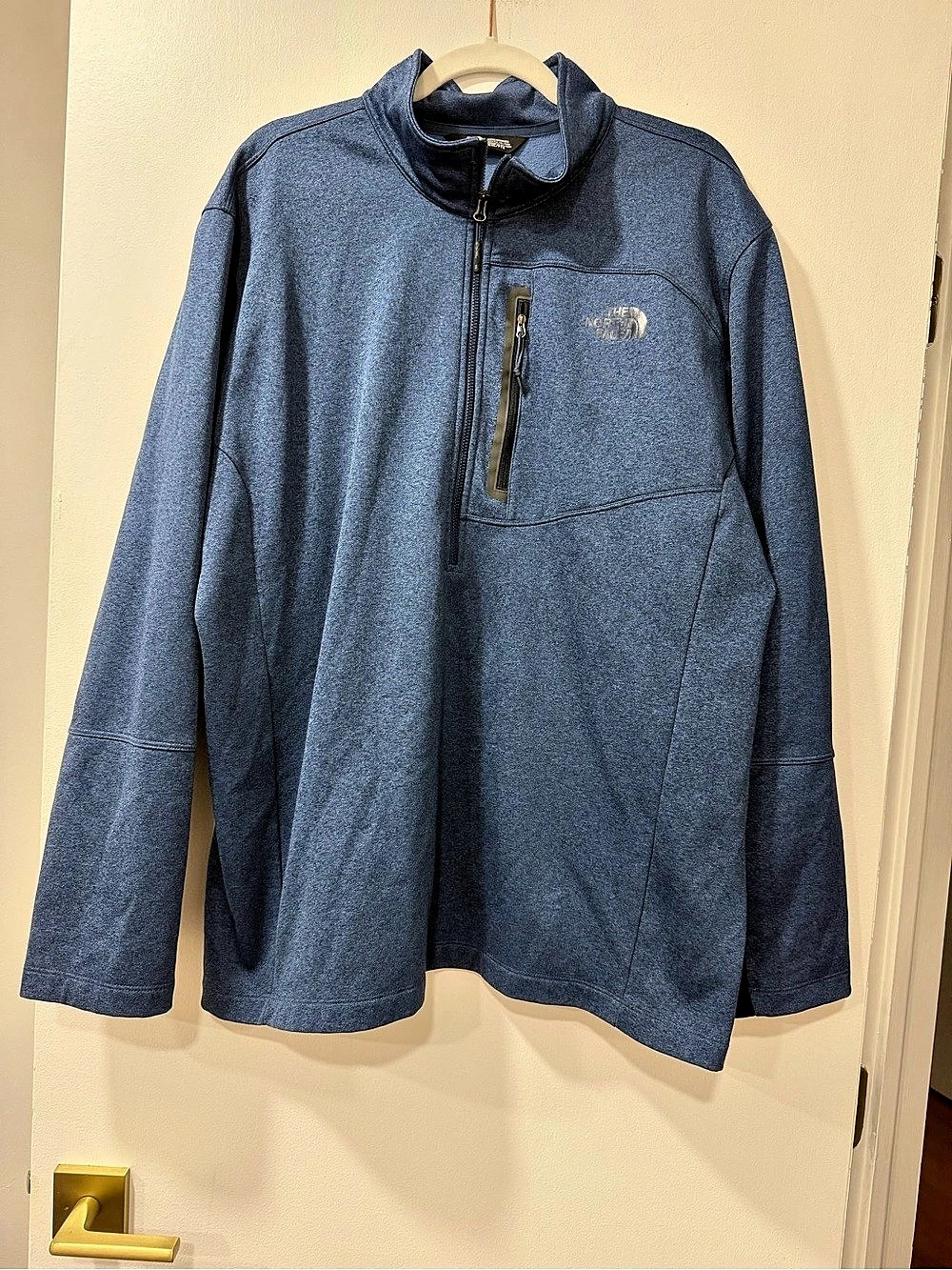 The North Face Men's Canyonlands 1/2-Zip Fleece Blue XXL